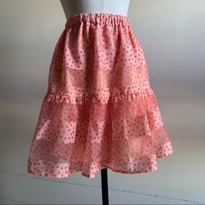 NWT! ANTHROPOLOGIE Corey Lynn Calter Tulle Mini Skirt